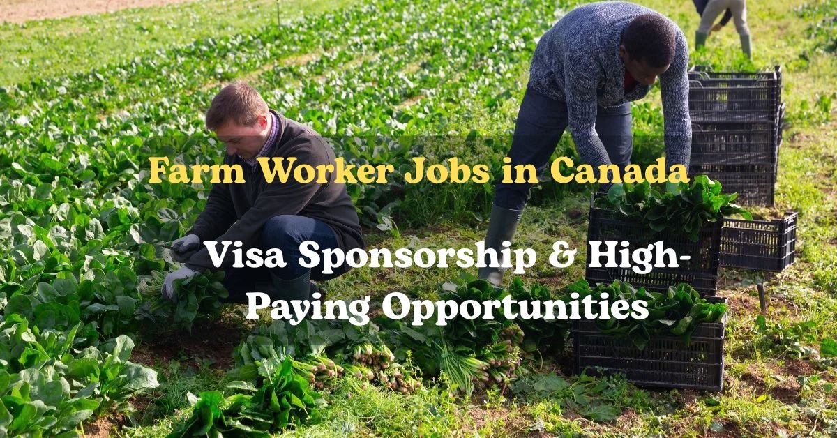Farm Worker Jobs in Canada 2025: Visa Sponsorship & High-Paying Opportunities