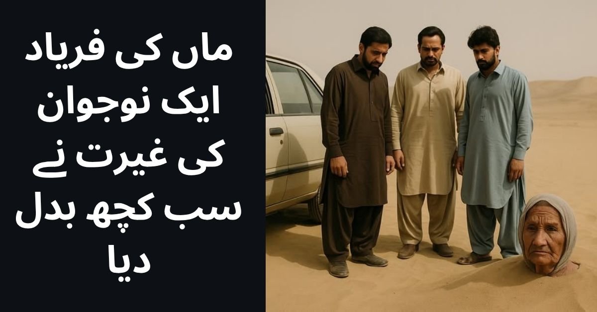 ماں کی فریاد: ایک نوجوان کی غیرت نے سب کچھ بدل دیا