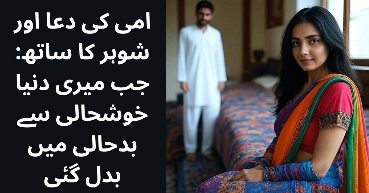 امی کی دعا اور شوہر کا ساتھ: جب میری دنیا خوشحالی سے بدحالی میں بدل گئی