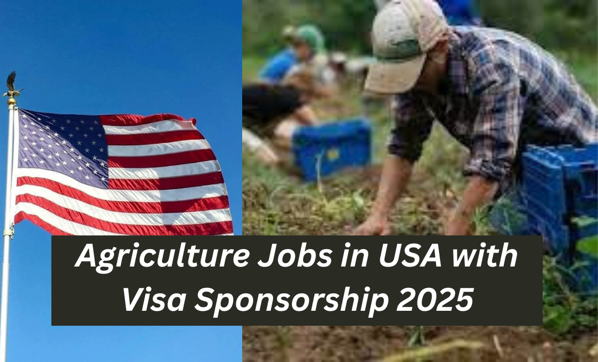 Agriculture Jobs in USA with Visa Sponsorship 2025