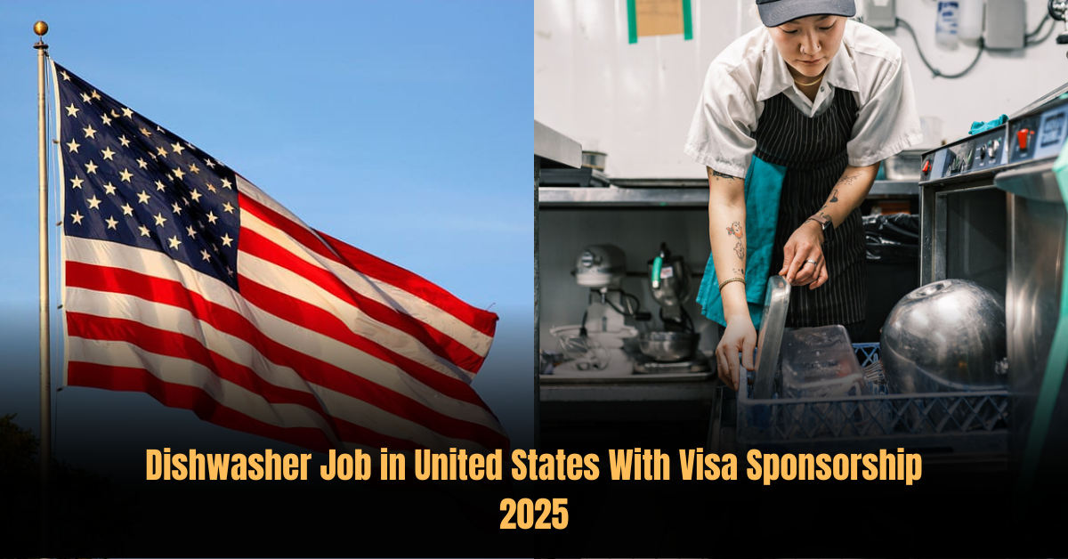 Dishwasher Job in United States With Visa Sponsorship 2025