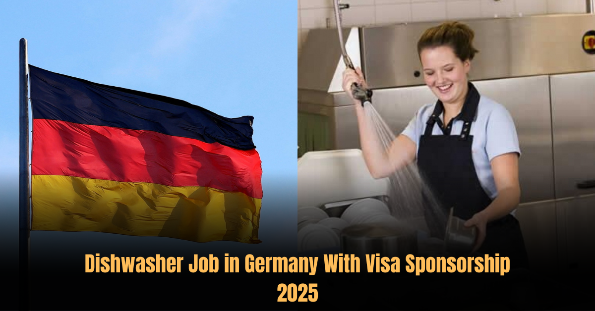 Dishwasher Job in Germany With Visa Sponsorship 2025