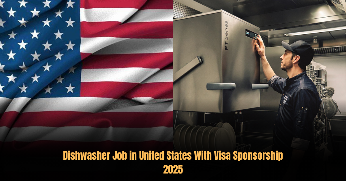 Dishwasher Job in United States With Visa Sponsorship 2025