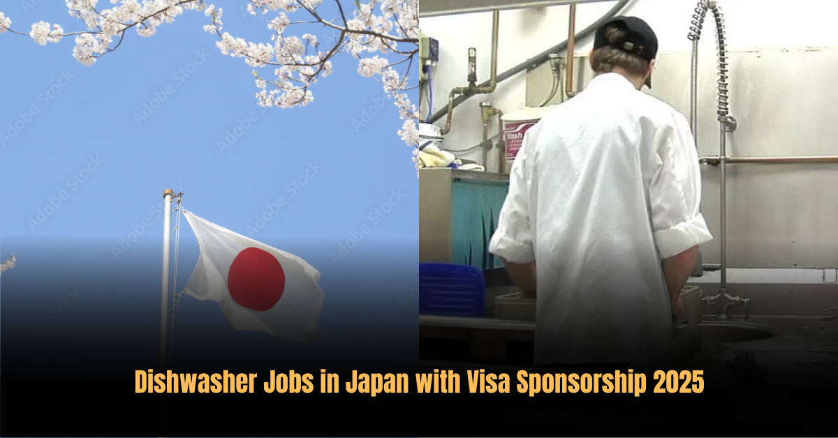 Dishwasher Jobs in Japan with Visa Sponsorship 2025